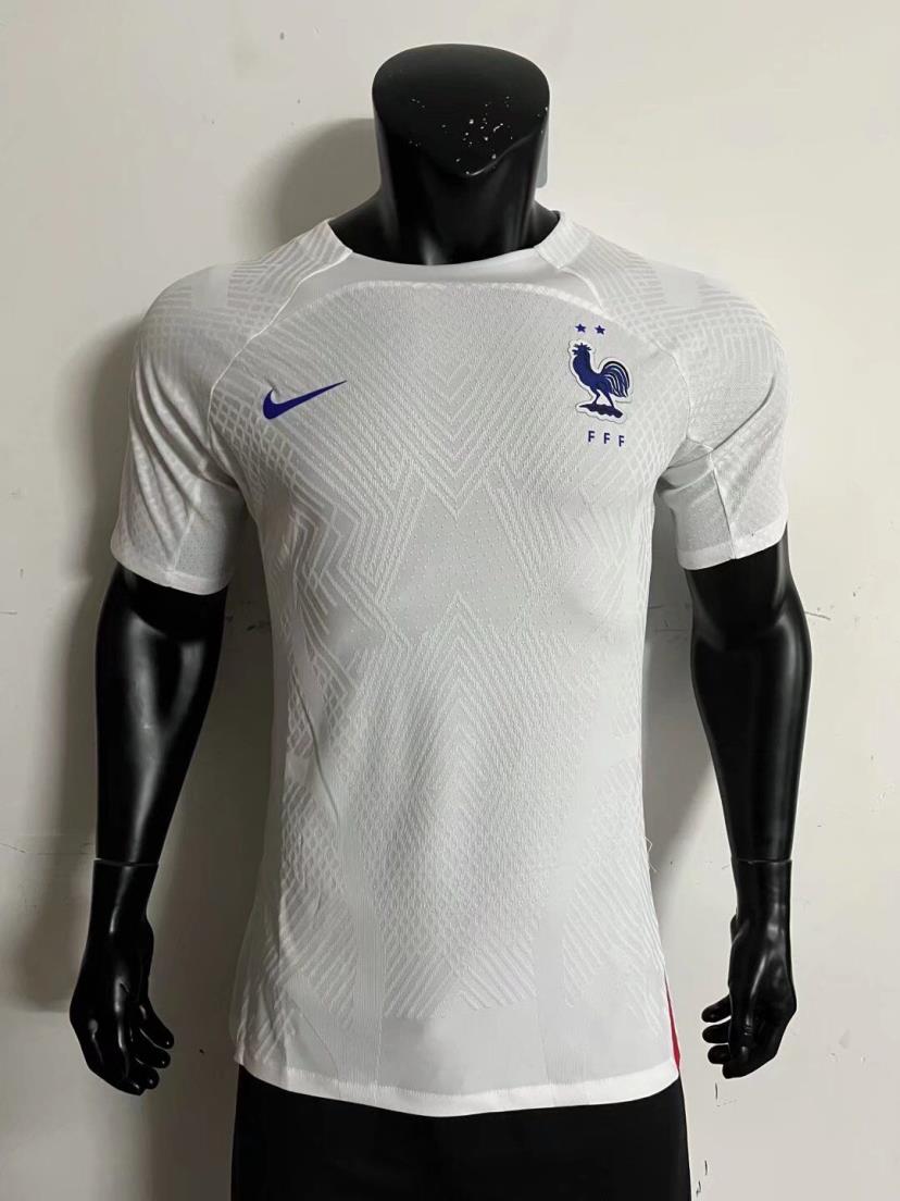AAA Quality France 2022 White Training Jersey(Player)